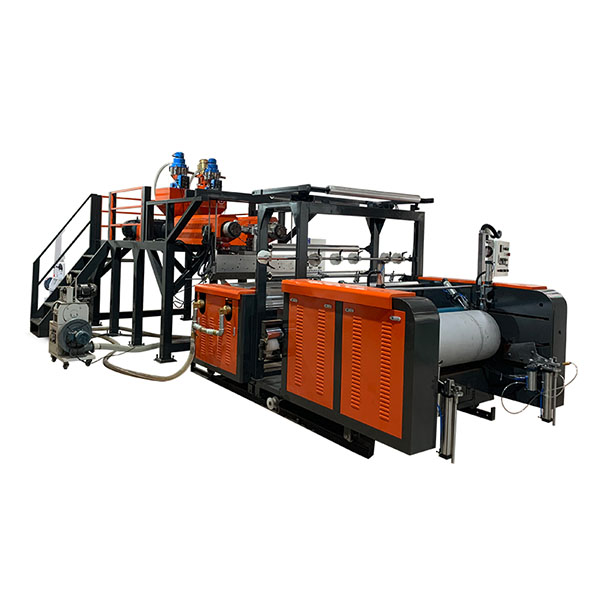 1000mm型高速自动双层 三层 共挤缠绕膜机 保鲜膜机组