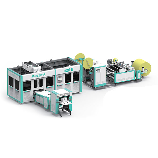 全自动高速无纺布立体袋制袋机