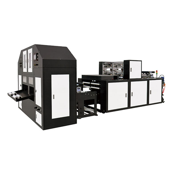 HC-LB500X2双线全自动点断背心袋连卷制袋机（有芯）